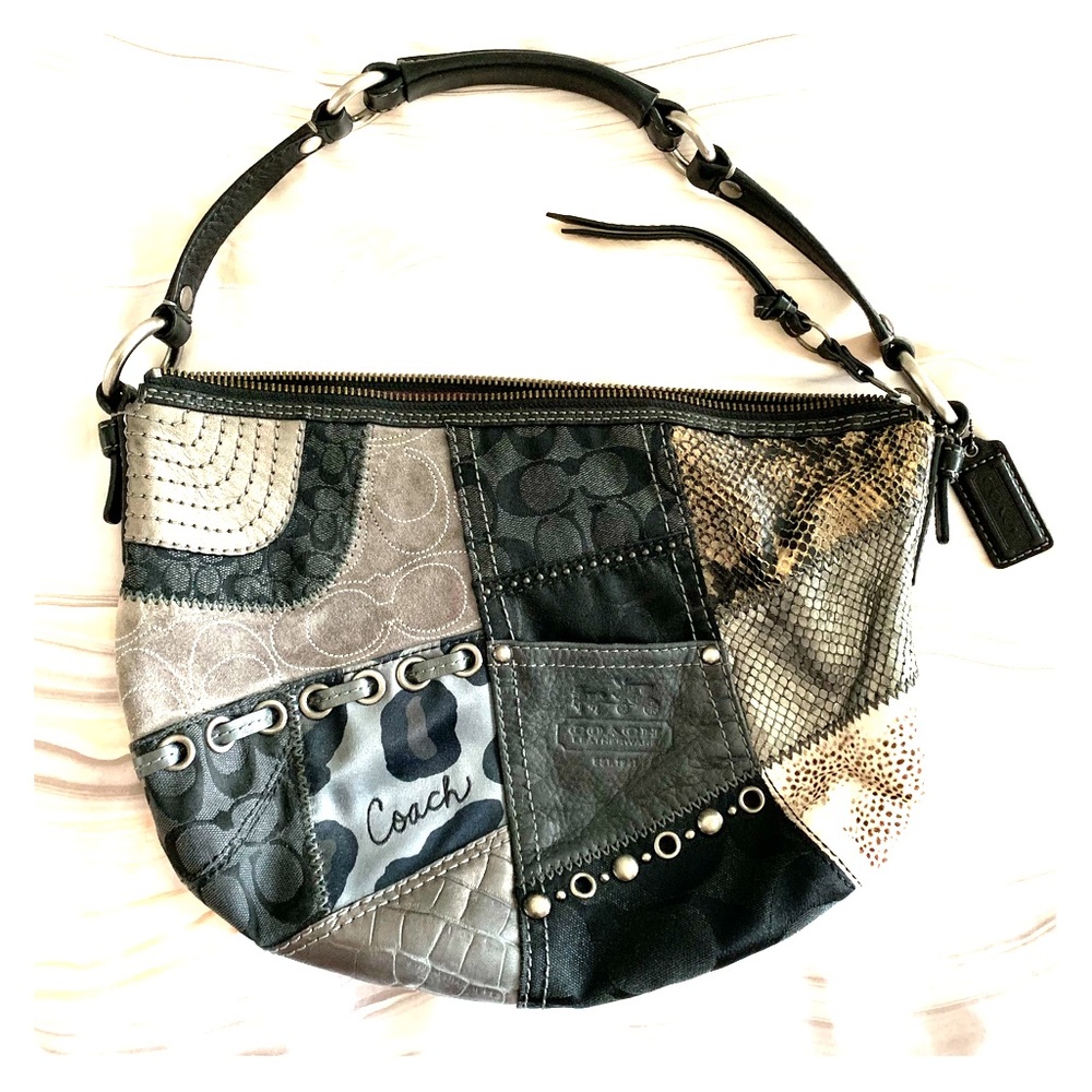 Vintage Patchwork Coach Bag